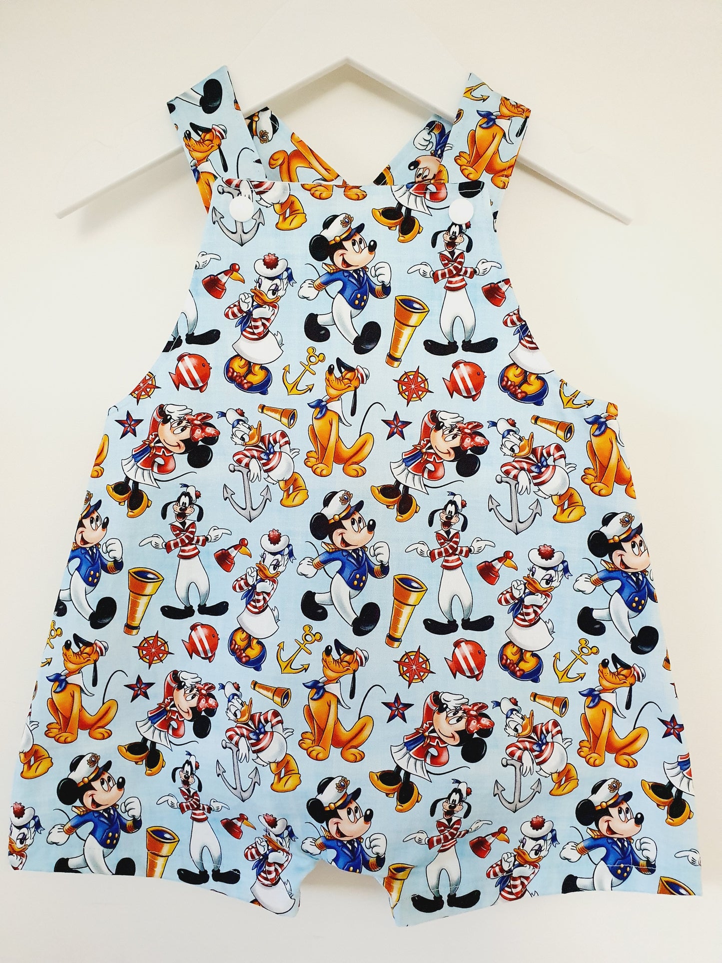 Baby / Toddler Overalls, Short Leg Romper, Size 1