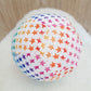 Balloon Ball Cover - Balloon Balls -  Handmade Fabric Balloon Cover -COLOURFUL STARS