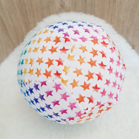 Balloon Ball Cover - Balloon Balls -  Handmade Fabric Balloon Cover -COLOURFUL STARS