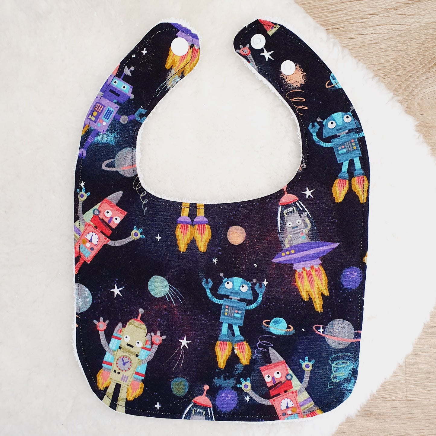 Bib, Handmade Baby Bib, Feeding Bib, Cotton / Bamboo, Ultra Absorbent
