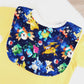 Pokemon print Bib, Handmade Baby Bib, Feeding Bib