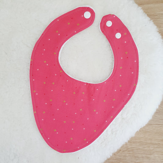 Bandana Dribble Bib, Handmade Baby Bib, Cotton / Bamboo, Ultra Absorbent