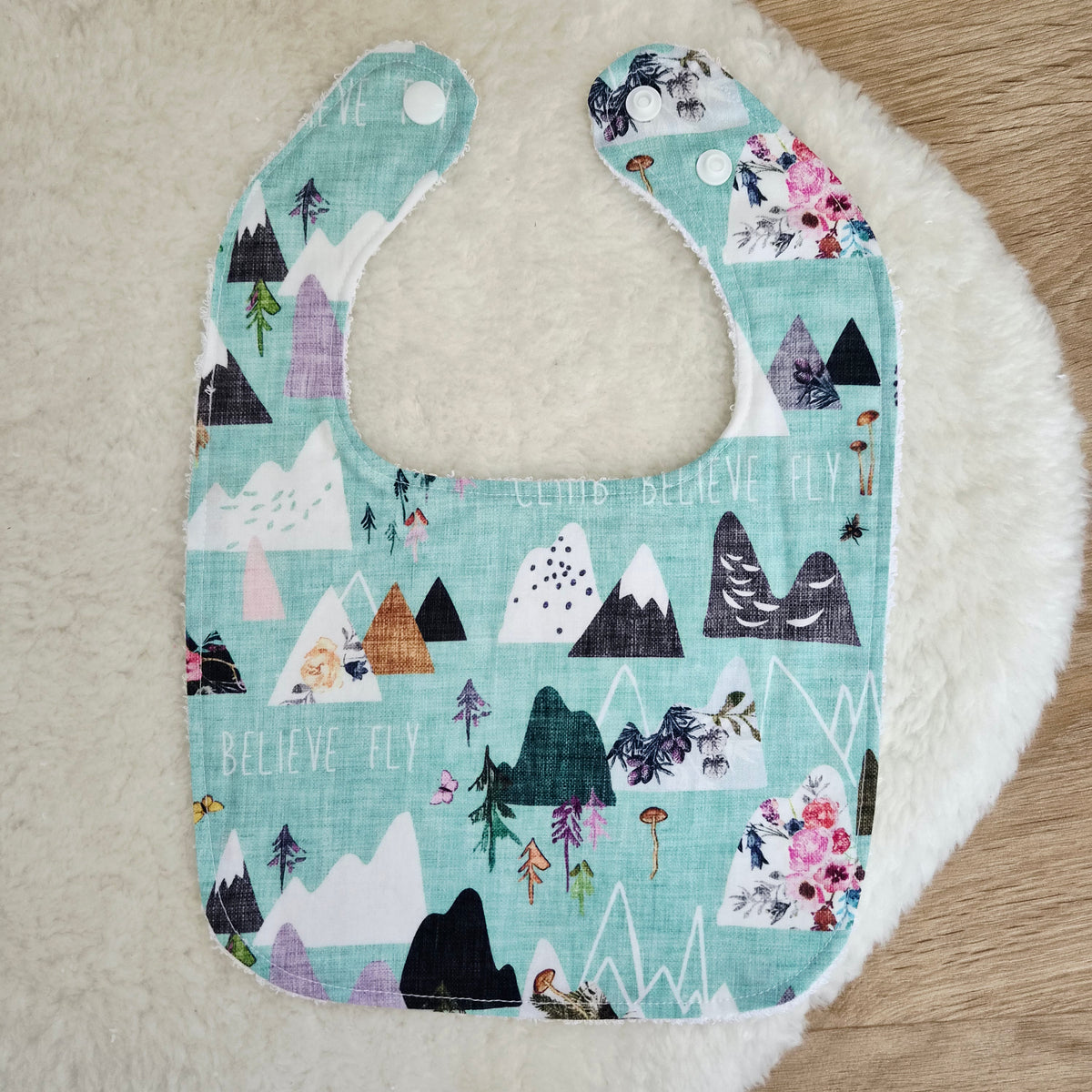 Bib, Handmade Baby Bib, Feeding Bib, Cotton / Bamboo, Ultra Absorbent