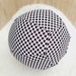 Balloon Ball Cover - Balloon Balls -  Handmade Fabric Balloon Cover - Black Gingham