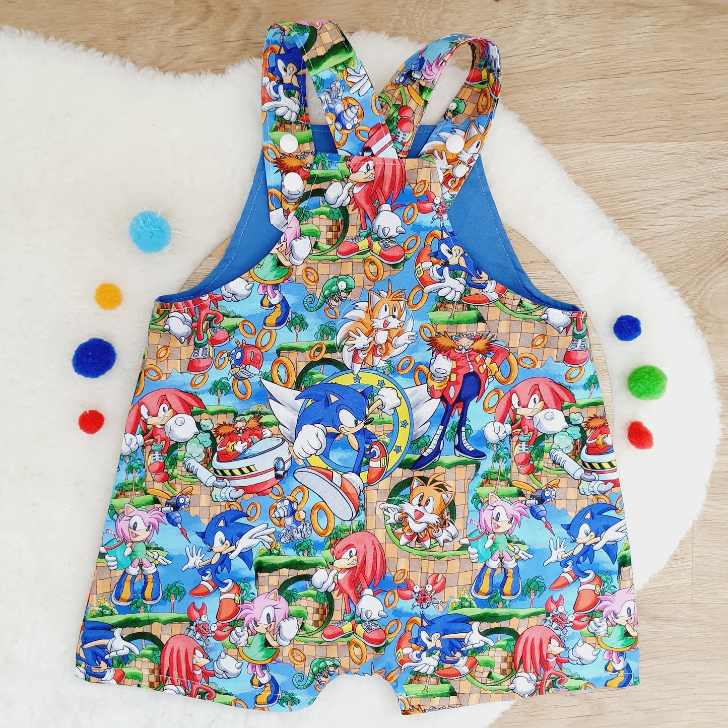 Overalls, Baby / Toddler Overalls, Short Leg Romper, Size 2