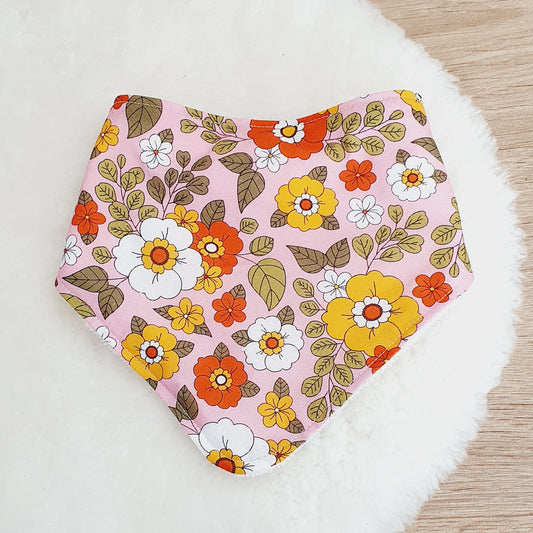 Groovy Bandana Dribble Bib - Bamboo Backed Ultra Absorbent Bib