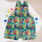 TUBBIES print Overalls, Baby / Toddler Overalls, Short Leg Romper, Size 2