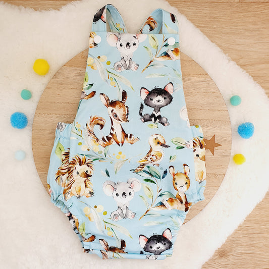 AUSSIE ANIMALS Baby Romper, Size 0