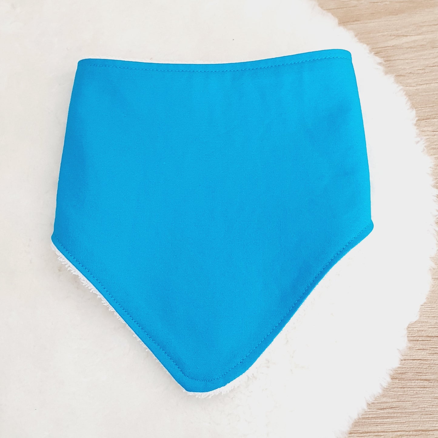 Blue Bandana Dribble Bib - Bamboo Backed Ultra Absorbent Bib