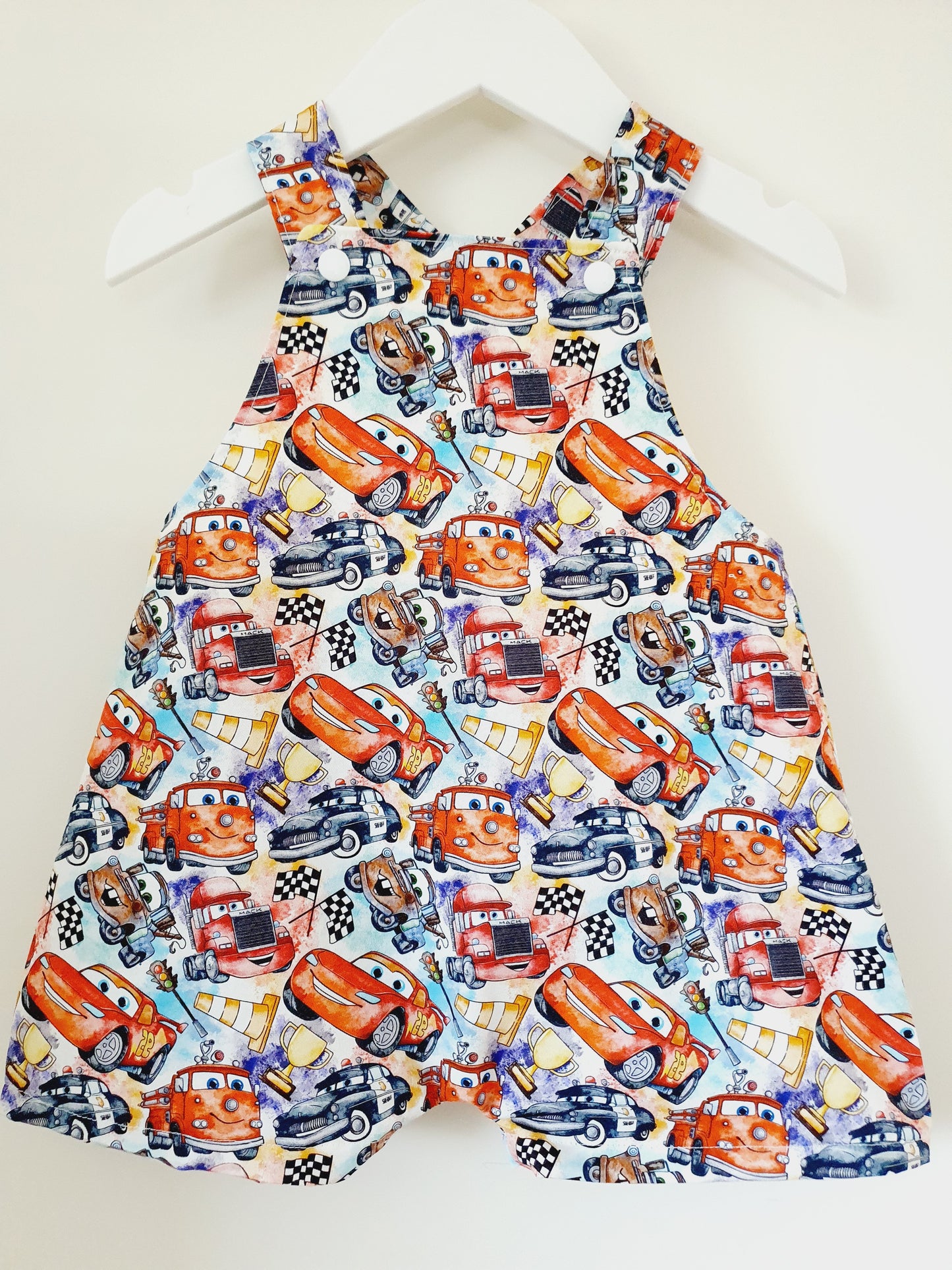Baby / Toddler Overalls, Short Leg Romper, Size 1