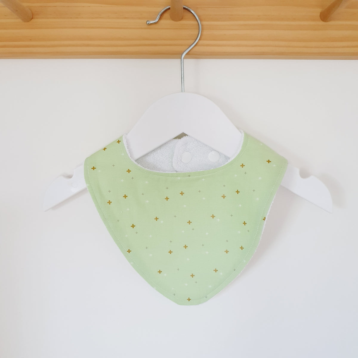 Bandana Dribble Bib, Handmade Baby Bib, Cotton / Bamboo, Ultra Absorbent