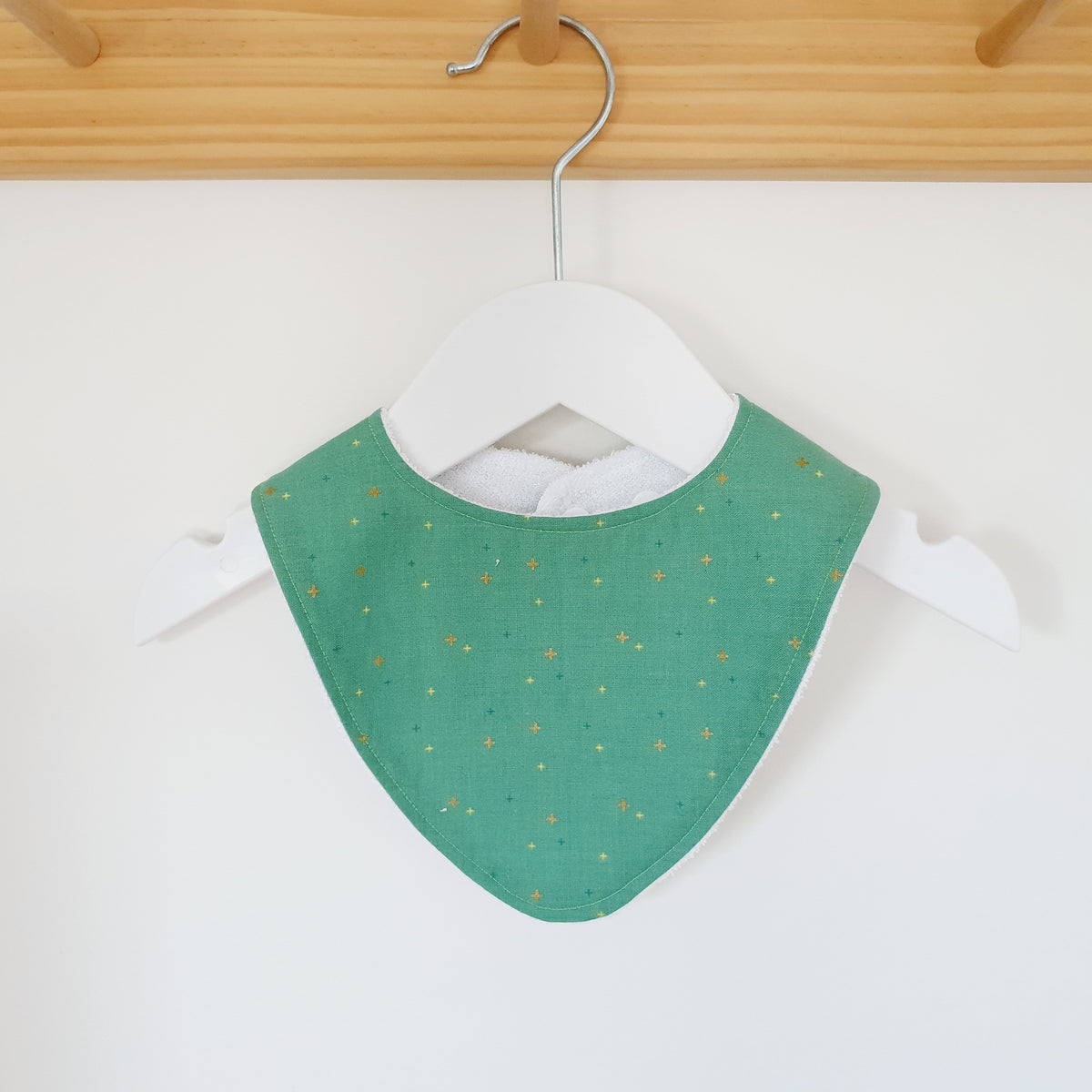 Bandana Dribble Bib, Handmade Baby Bib, Cotton / Bamboo, Ultra Absorbent