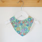 Bandana Dribble Bib, Handmade Baby Bib, Cotton / Bamboo, Ultra Absorbent