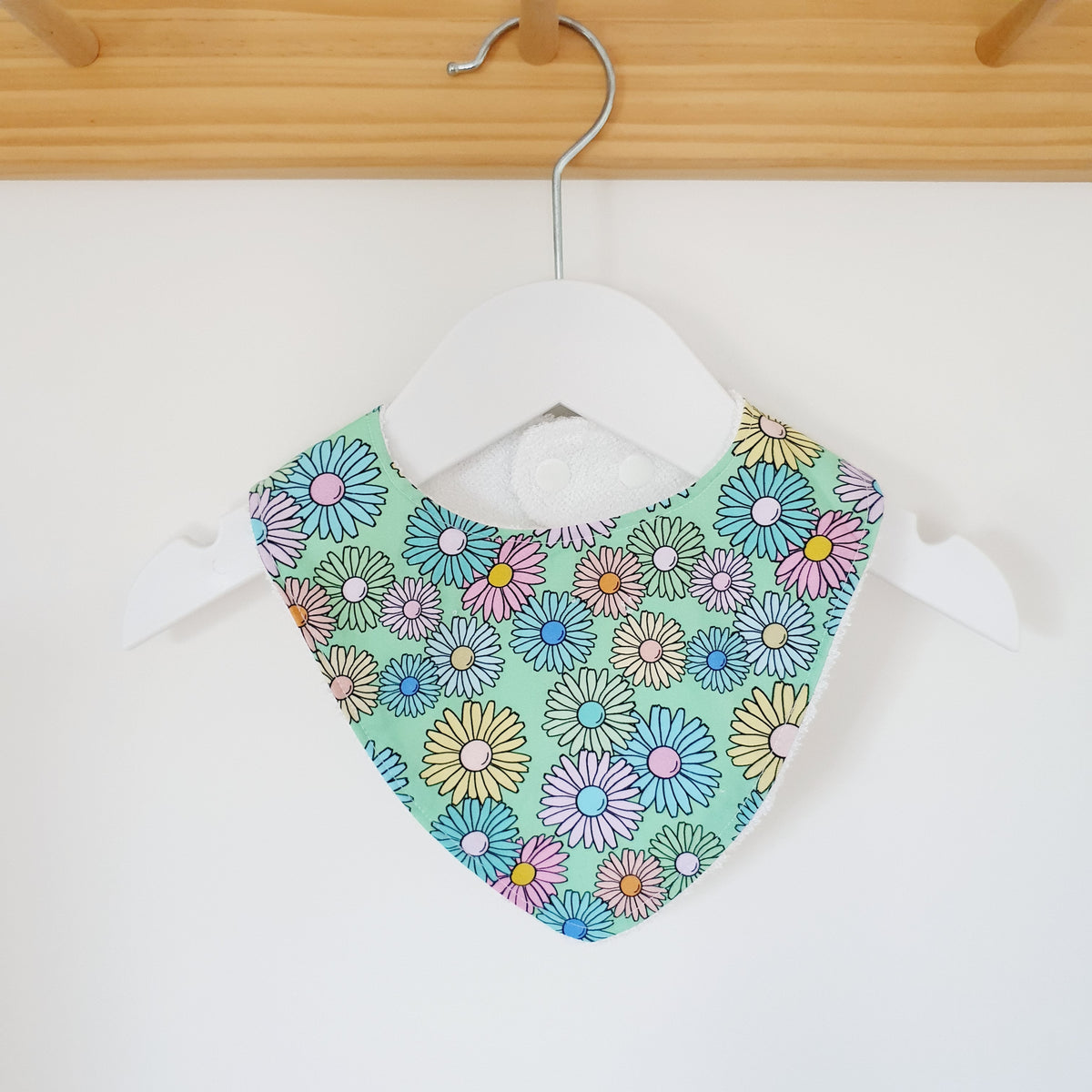 Bandana Dribble Bib, Handmade Baby Bib, Cotton / Bamboo, Ultra Absorbent