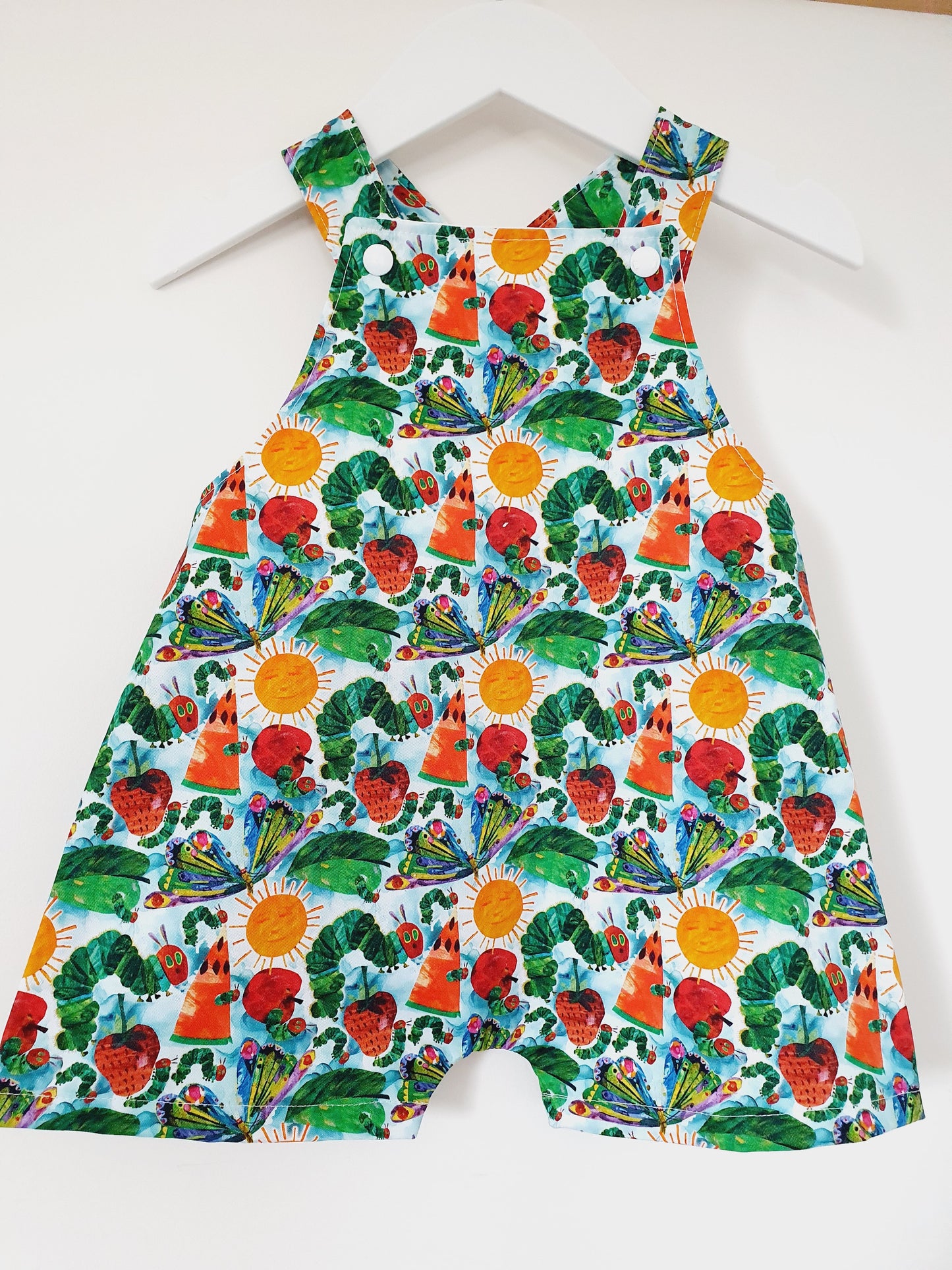 CATERPILLAR Baby / Toddler Overalls, Short Leg Romper, Size 1