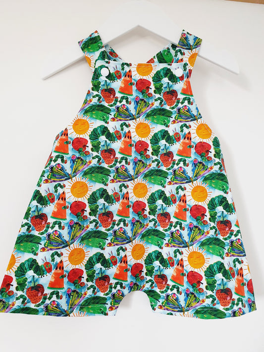 CATERPILLAR Baby / Toddler Overalls, Short Leg Romper, Size 1