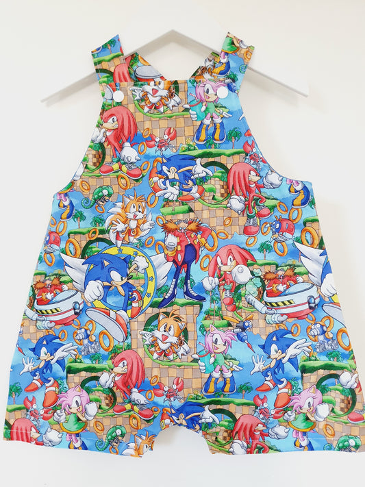 Overalls, Baby / Toddler Overalls, Short Leg Romper, Size 2