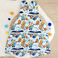 DOGMAN print Overalls, Baby / Toddler Overalls, Short Leg Romper, Size 2