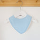 CHAMBRAY LIGHT BLUE Bandana Dribble Bib, Handmade Baby Bib, Cotton / Bamboo, Ultra Absorbent