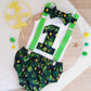 Tractor Boys 1st Birthday Outfit, Size 1