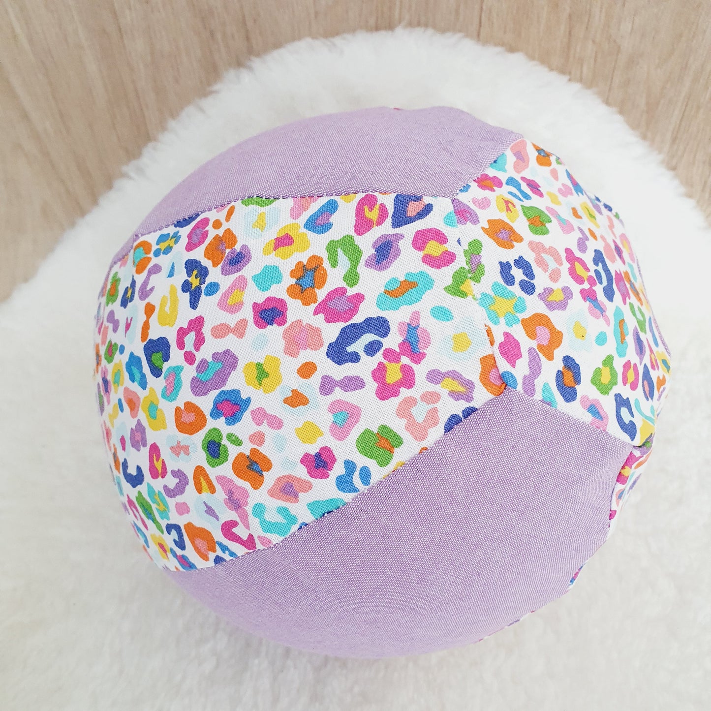 Balloon Ball Cover - Balloon Balls -  Handmade Fabric Balloon Cover - Colourful Animal Print