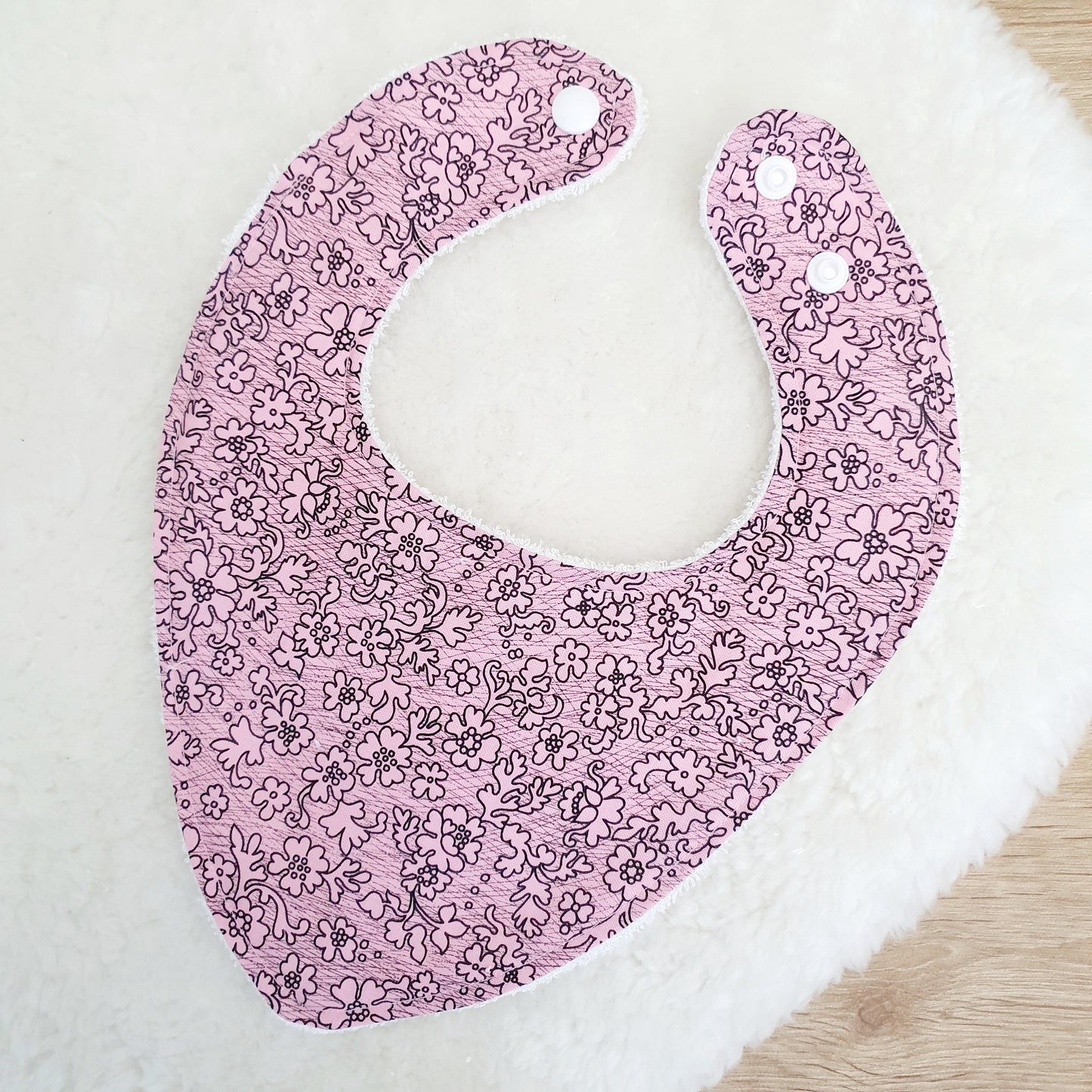 Bandana Dribble Bib, Handmade Baby Bib, Cotton / Bamboo, Ultra Absorbent