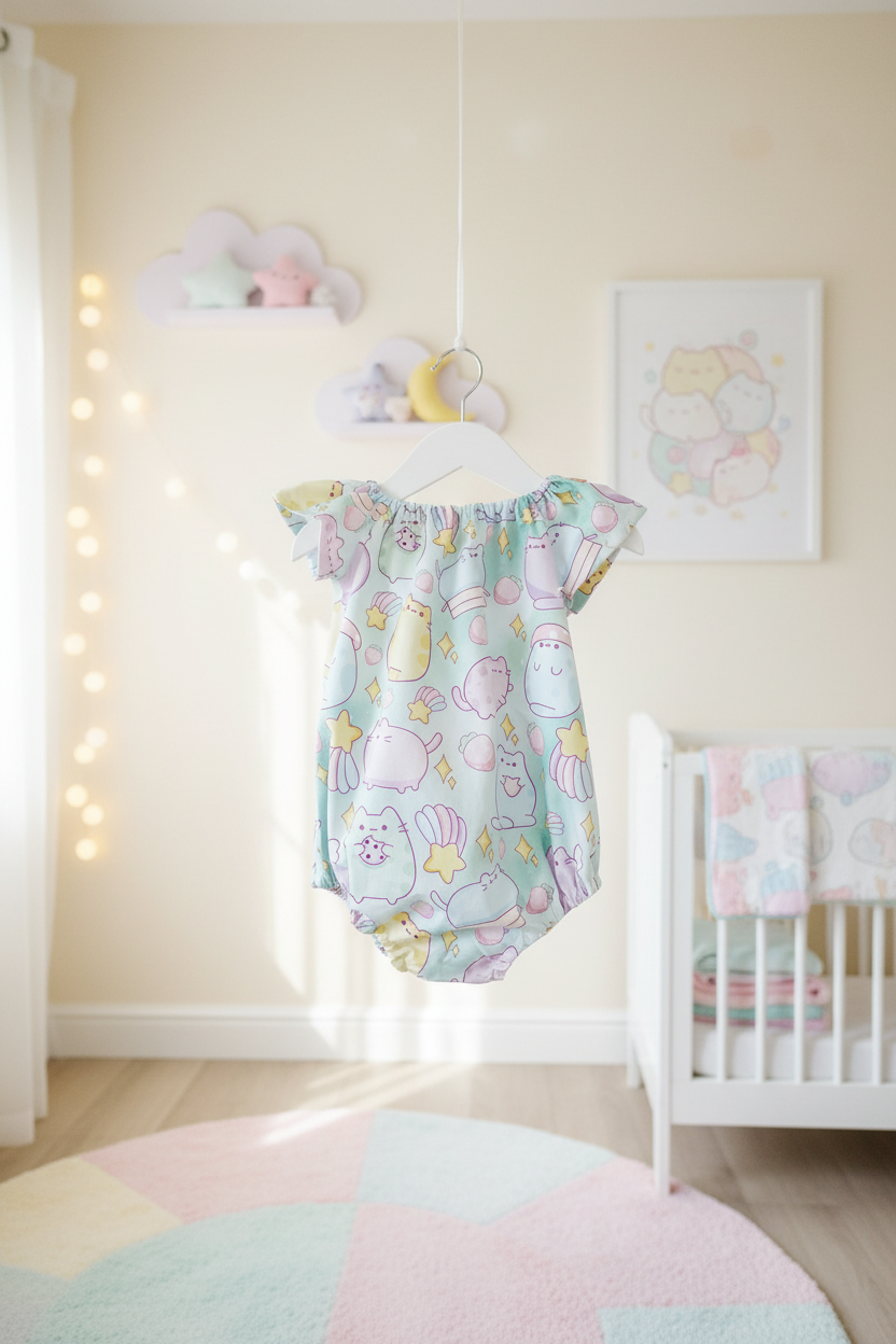 Baby Girl Playsuit, Size 1