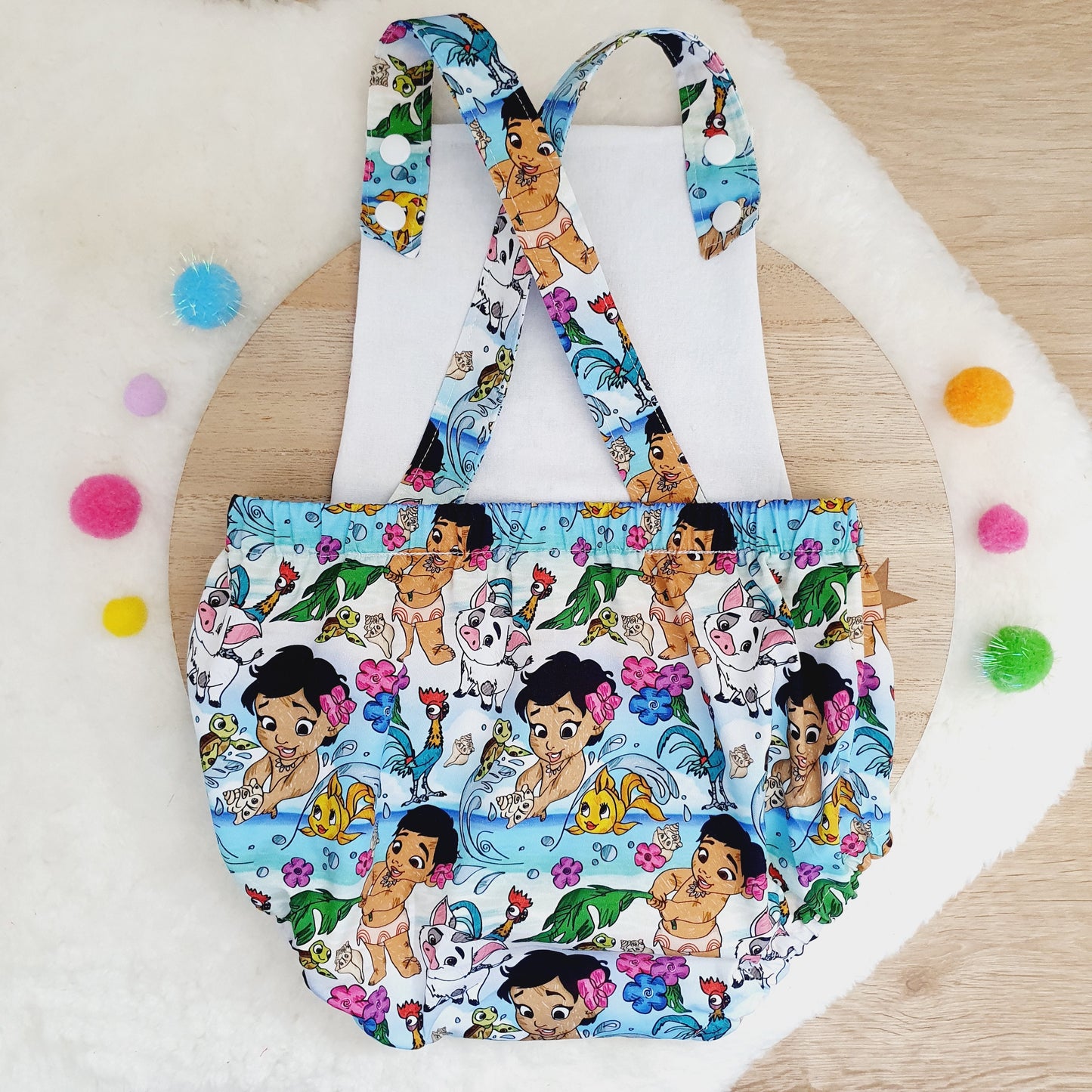 BABY MOANA print Baby Romper, Size 1
