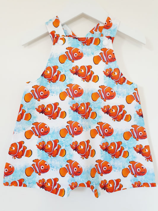 Baby / Toddler Overalls, Short Leg Romper, Size 1