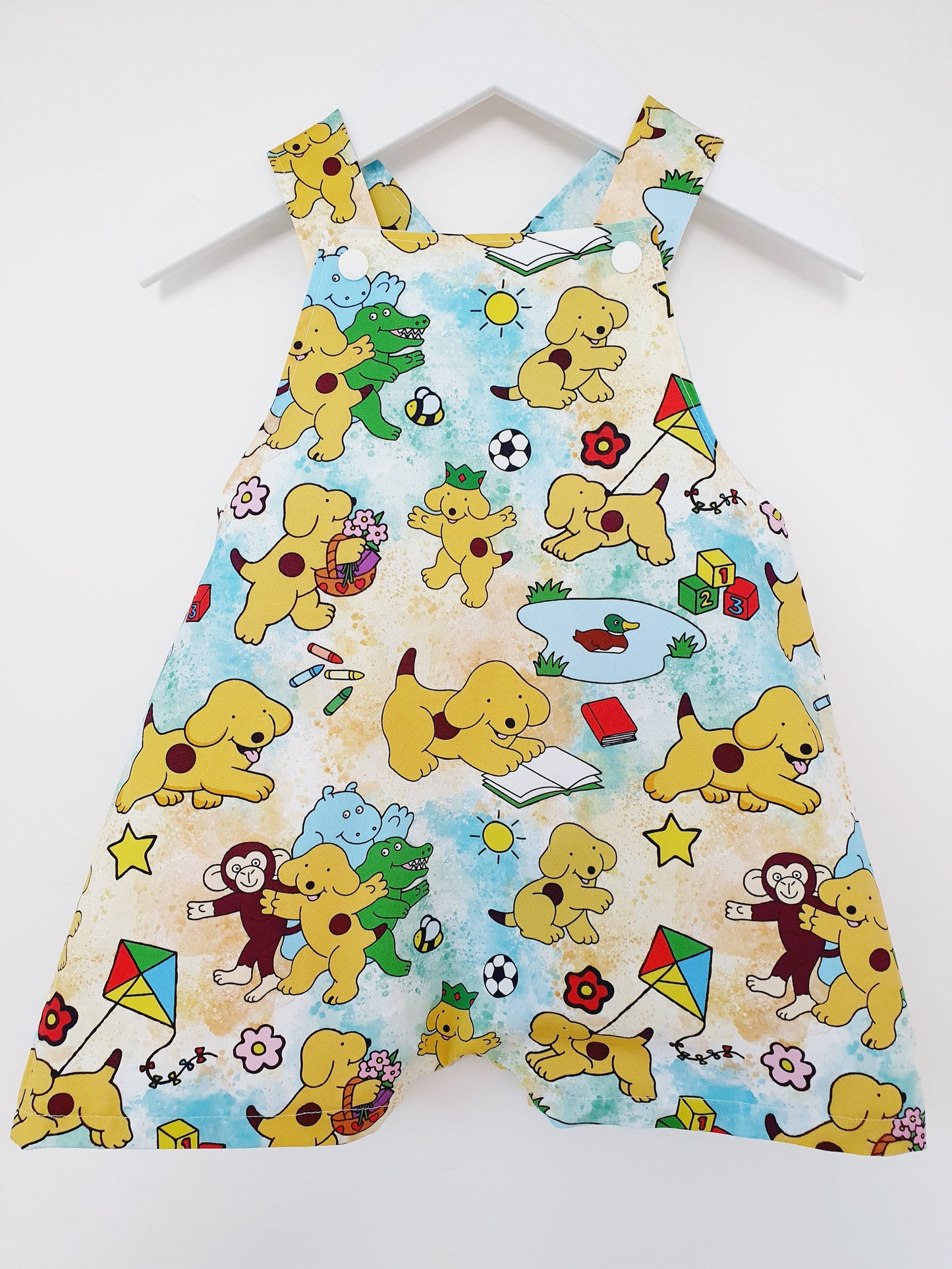 Baby / Toddler Overalls, Short Leg Romper, Size 1