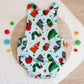 CATERPILLAR print Baby Romper, Size 0