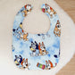 DOGS Bib, Handmade Baby Bib, Feeding Bib