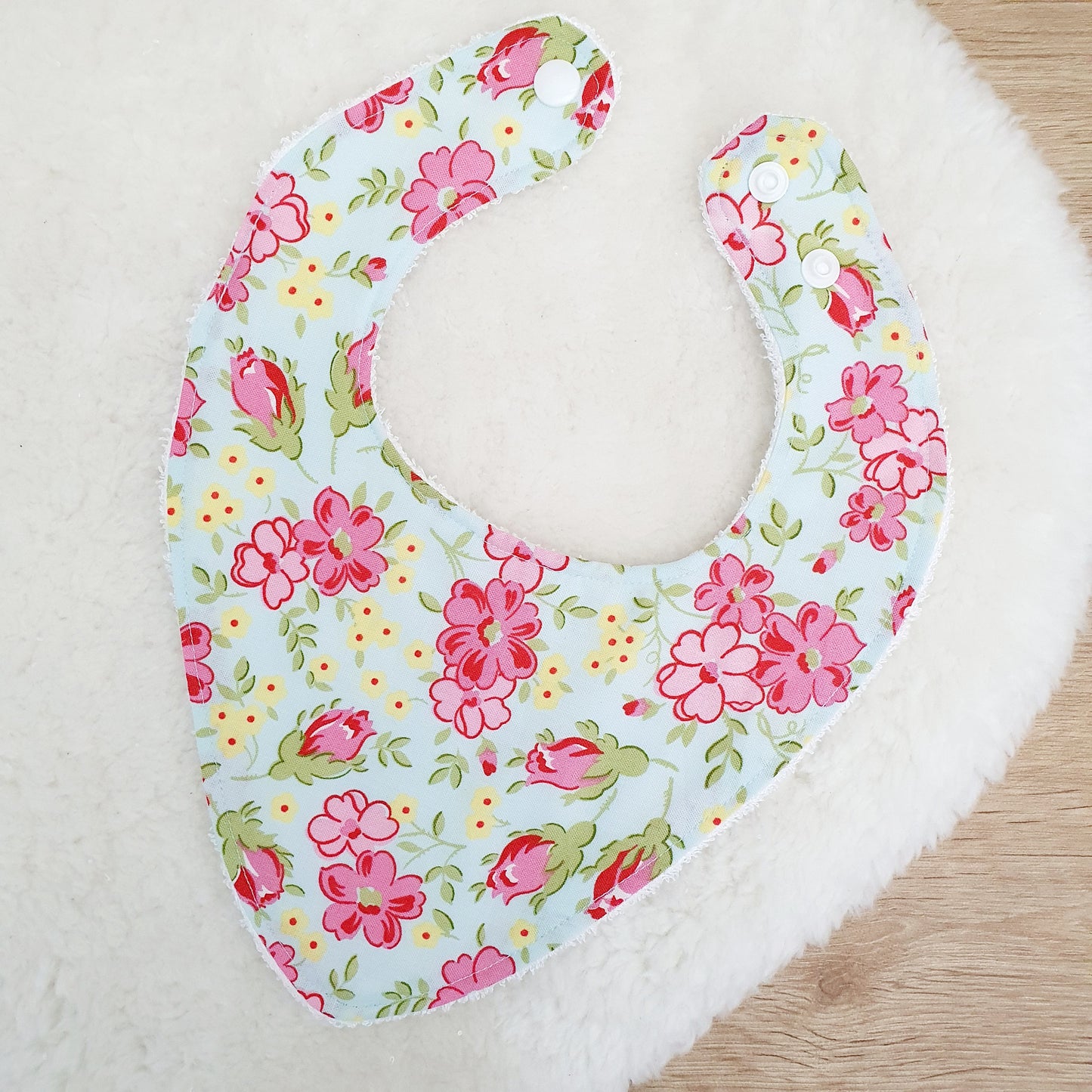 Bandana Dribble Bib, Handmade Baby Bib, Cotton / Bamboo, Ultra Absorbent