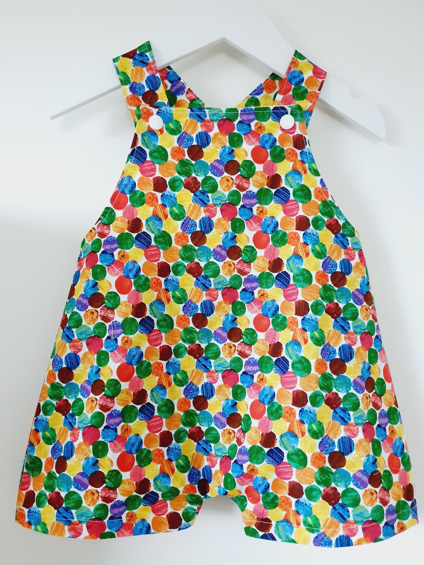 Baby / Toddler Overalls, Short Leg Romper, Size 1