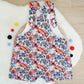 CARS print Overalls, Baby Overalls, Short Leg Romper, Size 1