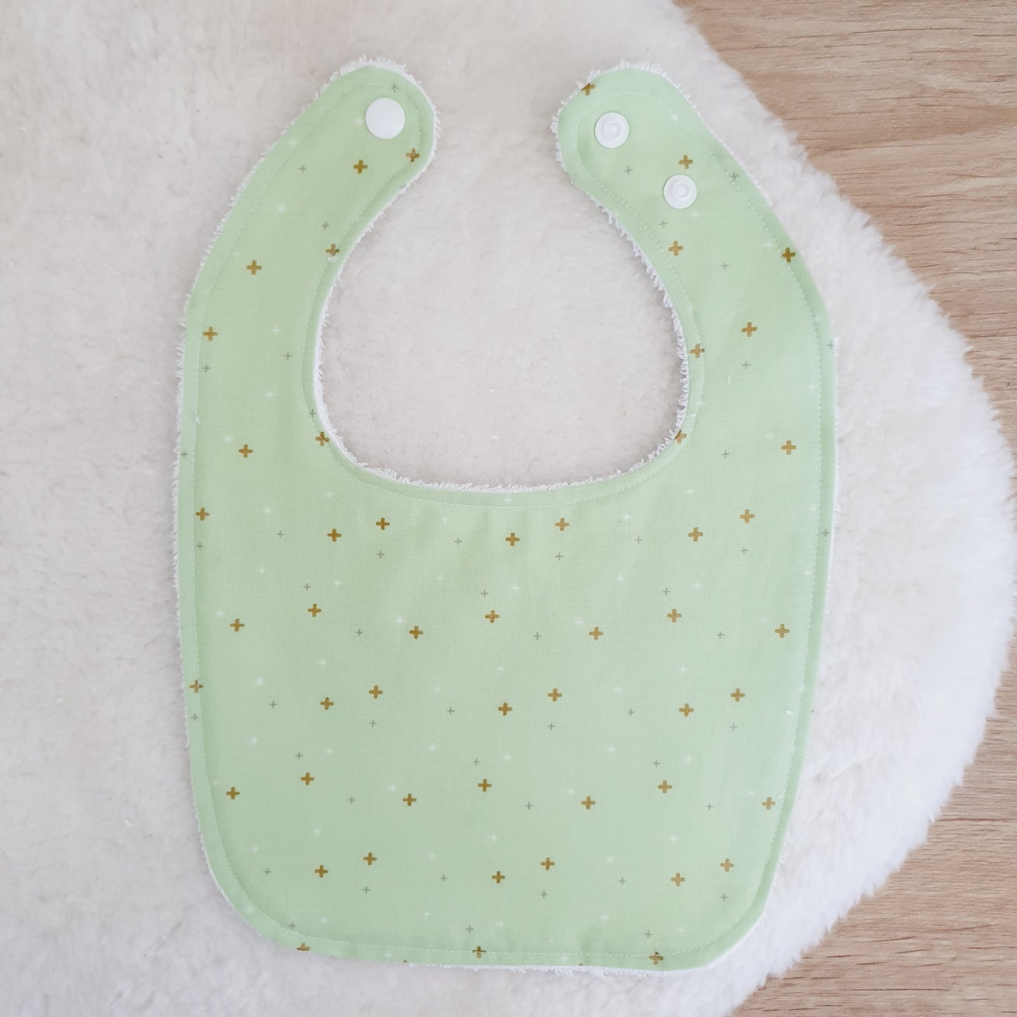 Bib, Handmade Baby Bib, Feeding Bib, Cotton / Bamboo, Ultra Absorbent