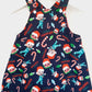 Baby / Toddler Overalls, Short Leg Romper, Size 1 - Christmas