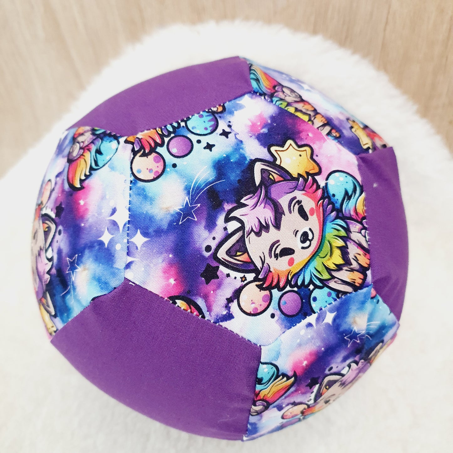 Balloon Ball Cover - Balloon Balls -  Handmade Fabric Balloon Cover - GALAXY FOX