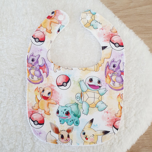 Bib, Handmade Baby Bib, Feeding Bib, Cotton / Bamboo, Ultra Absorbent