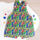 TMNT print Overalls, Baby / Toddler Overalls, Short Leg Romper, Size 2