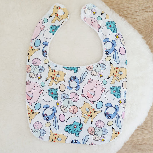 Easter Bib, Handmade Baby Bib, Feeding Bib, Cotton / Bamboo, Ultra Absorbent