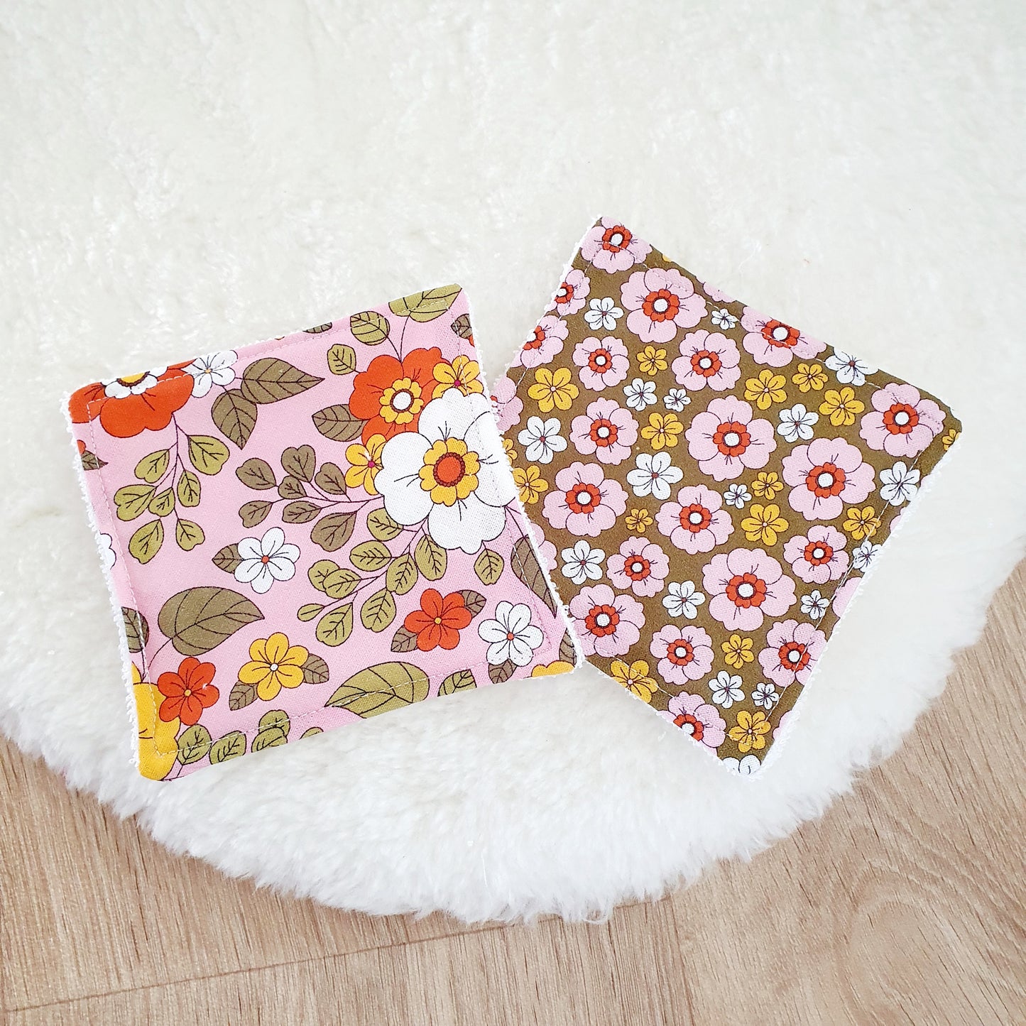 Reusable Wipes, Face Wipes, Eye Make Up Wipes, Set of 2