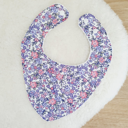 Bandana Dribble Bib, Handmade Baby Bib, Cotton / Bamboo, Ultra Absorbent