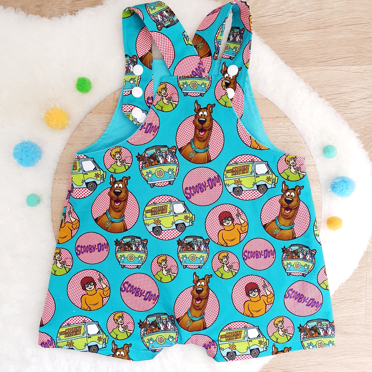 Baby / Toddler Overalls, Short Leg Romper, Size 1