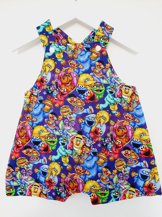 Baby / Toddler Overalls, Short Leg Romper, Size 1