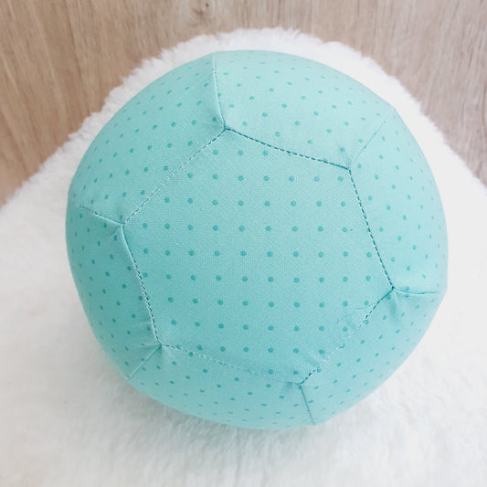 Balloon Ball Cover - Balloon Balls -  Handmade Fabric Balloon Cover - GREEN DOT