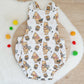 POOH print Baby Romper, Size 1