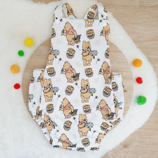 POOH print Baby Romper, Size 1