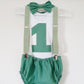 Light Green Boys Cake Smash Outfit Size 0