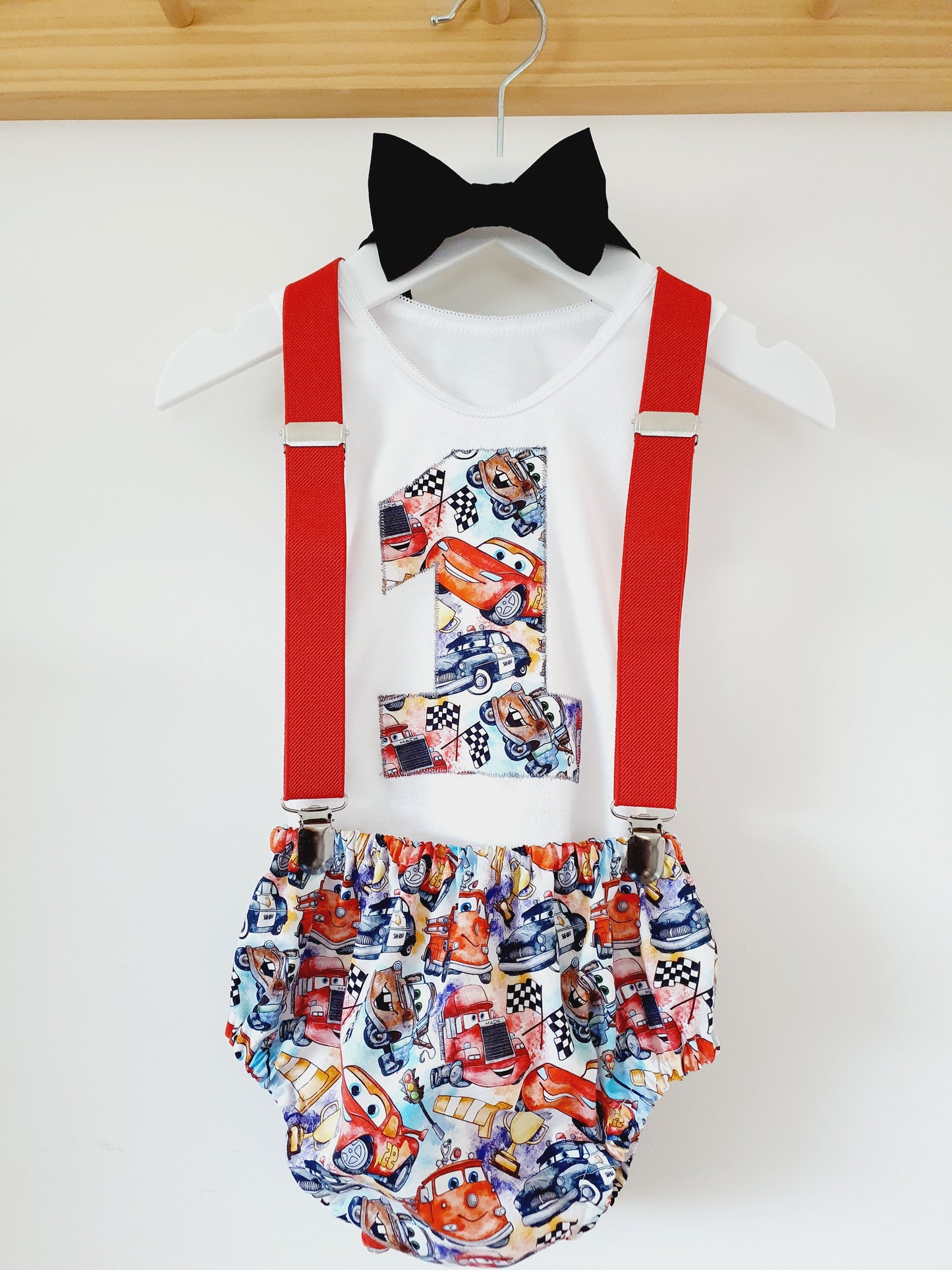 Cars Boys Cake Smash Outfit Size 0